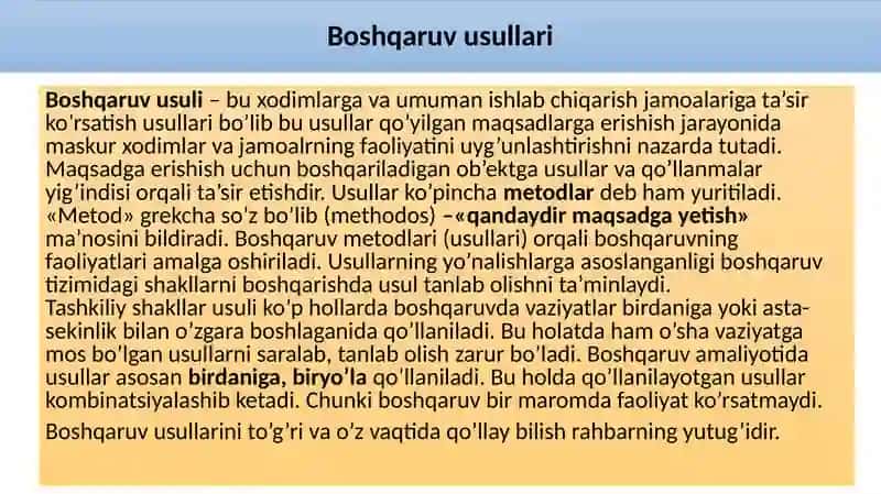 "Boshqaruv faoliyatida notqlik mahorati va nutq uslublari" 3
