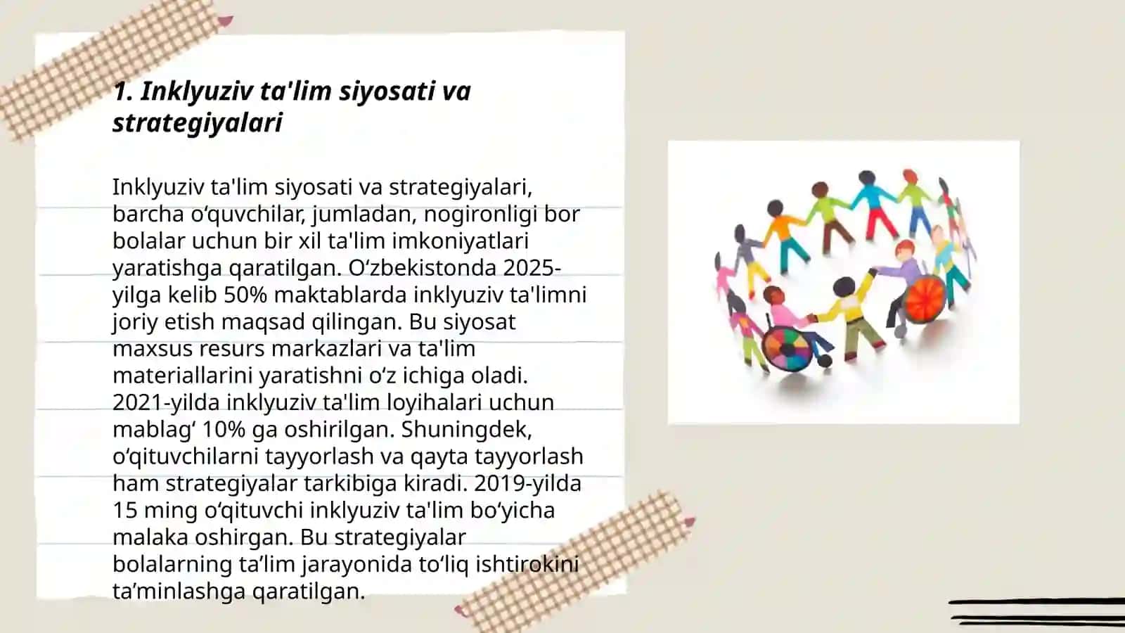 Inklyuziv ta'limni joriy etish bóyicha chet el tajribalari 3