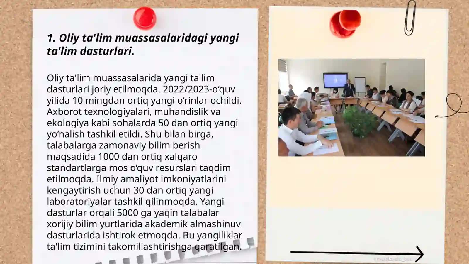 Oliy ta'lim muassasalaridagi yangi ta'lim dasturlari 3