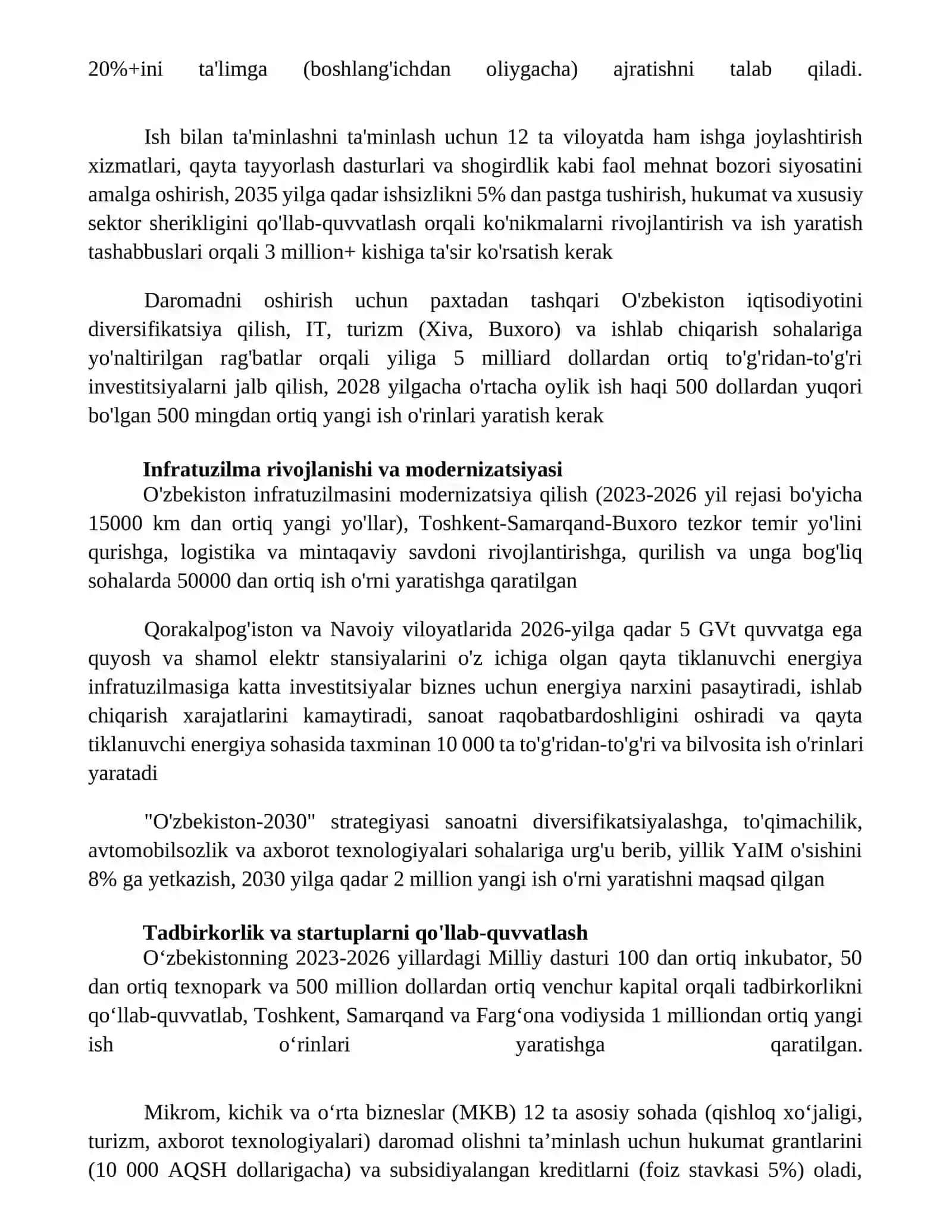 Moliya va kreditga kirishni yaxshilash 3