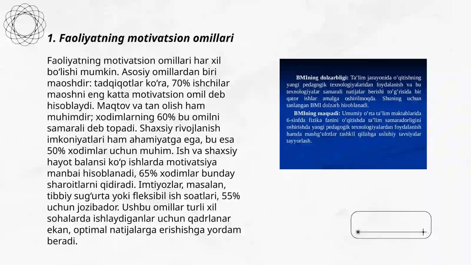 Biologiyani o'qitishda o'quvchilarning o'quv bilish faoliyatini tashkil etish va boshqarish yo'llari 3