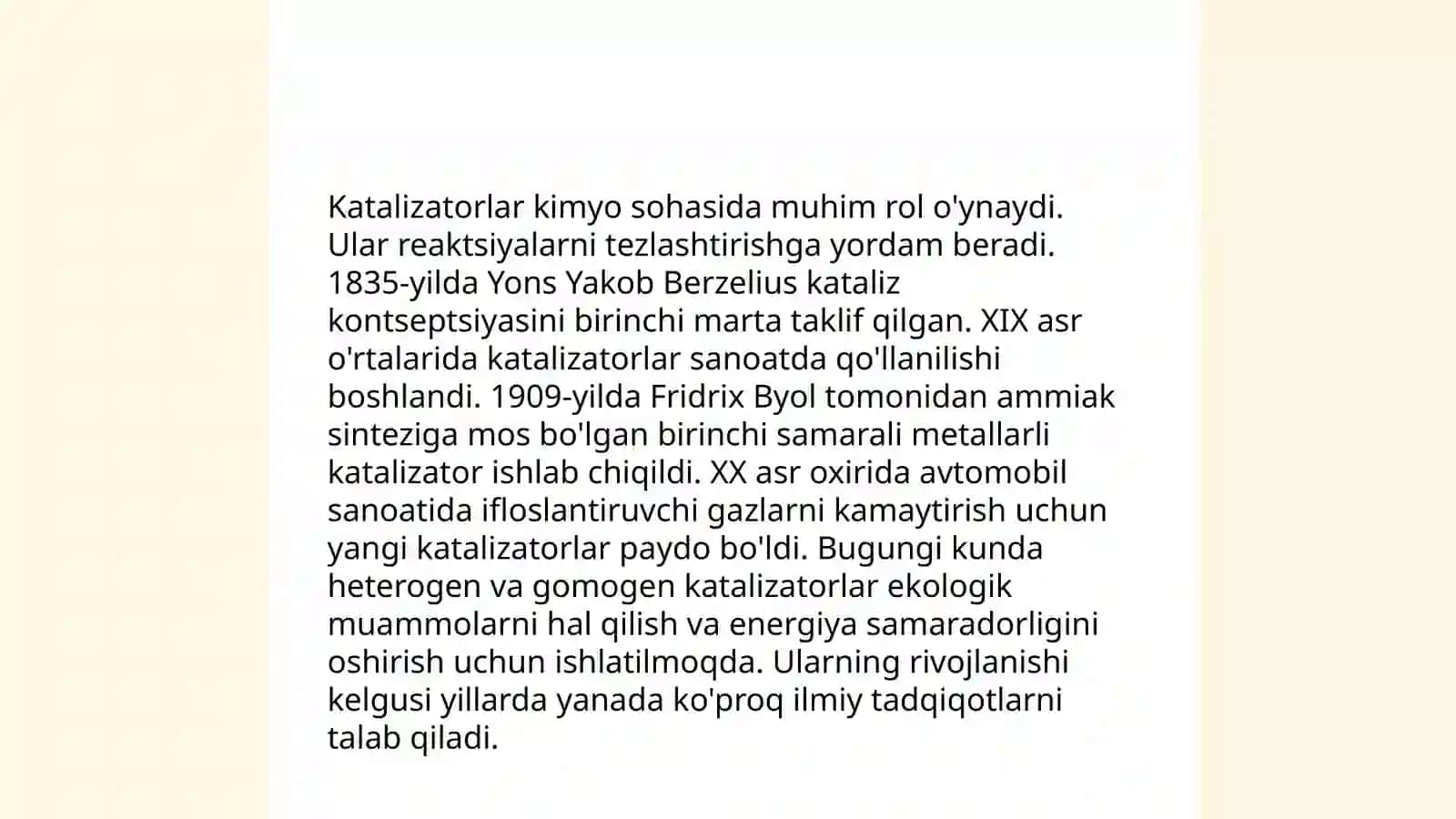Katalizator haqidagi g‘oyalarning rivojlanishi 3