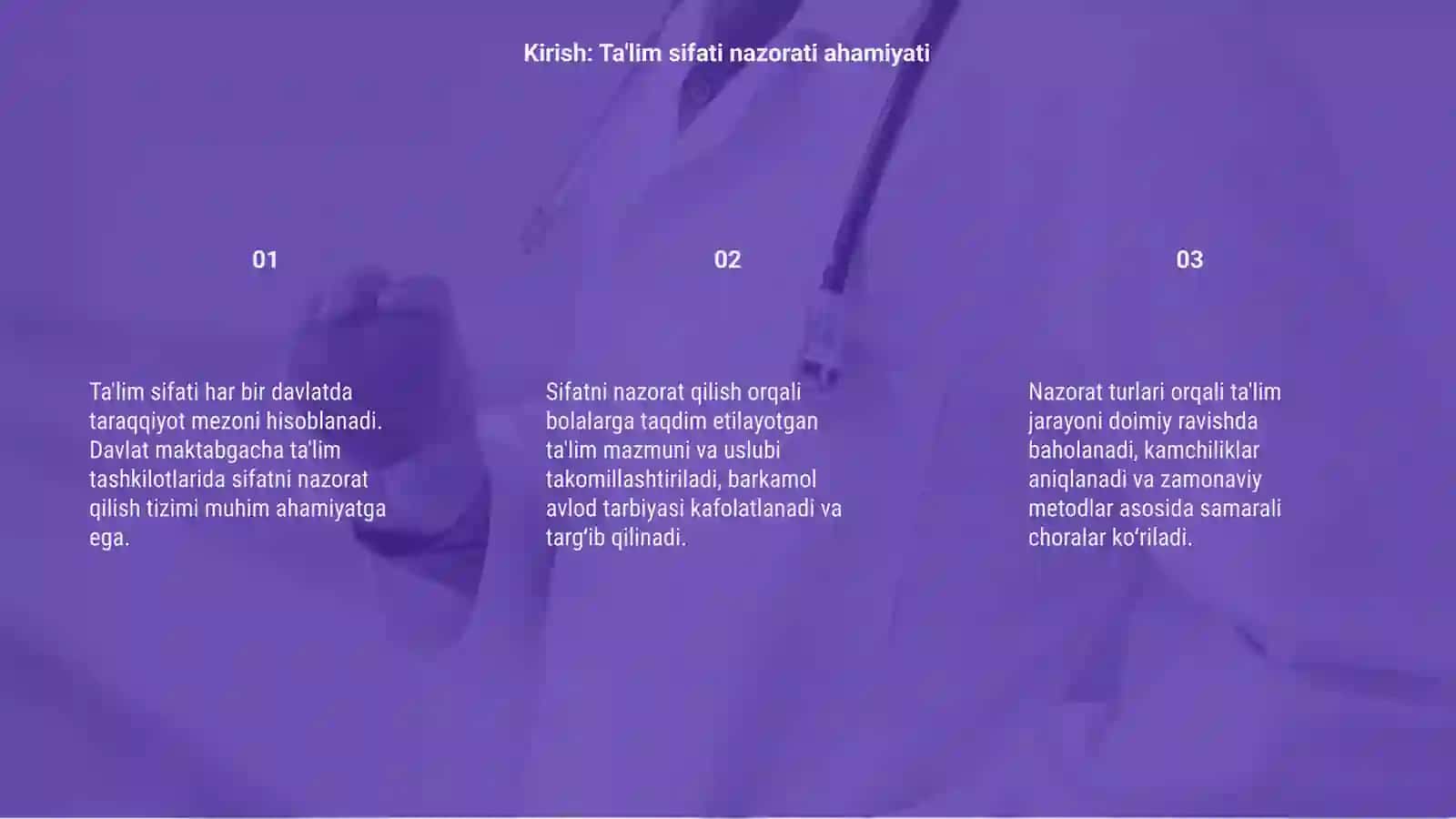Davlat maktabgacha ta'lim tashkilotlarida ta'lim sifatini nazorat qilishning turlari 3
