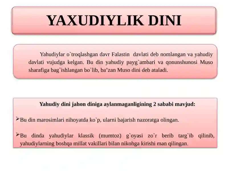 Yahudiylik Dini 3