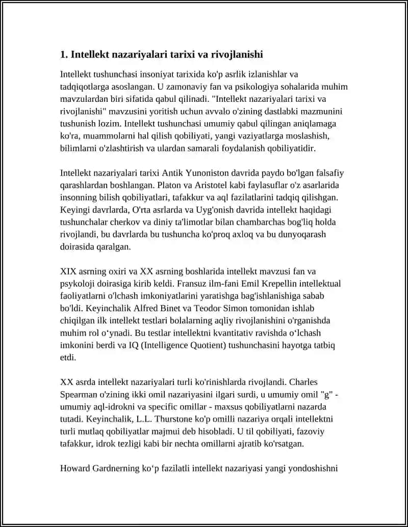 INTELLEKT VA KREATIVLIK NAZARIYALARI 3