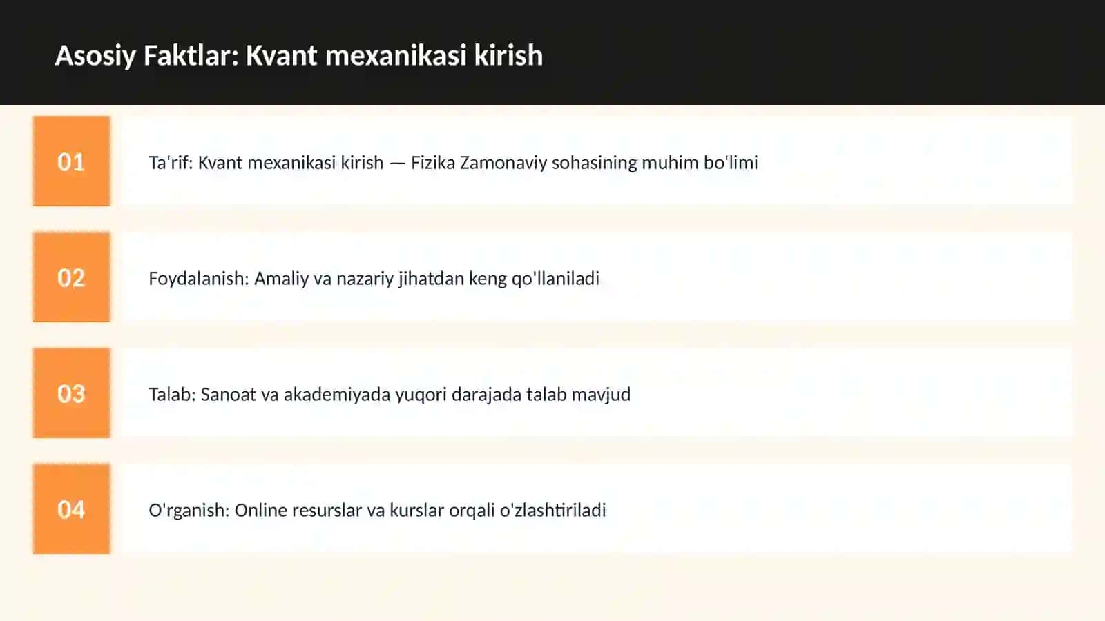 Kvant mexanikasi kirish 3