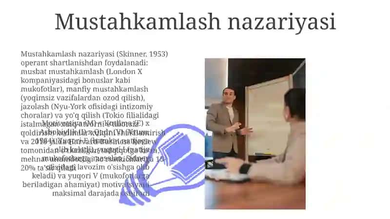 Motivatsiyaning psixologik nazariyalari va ularning boshqaruvda qo'llanilishi 3