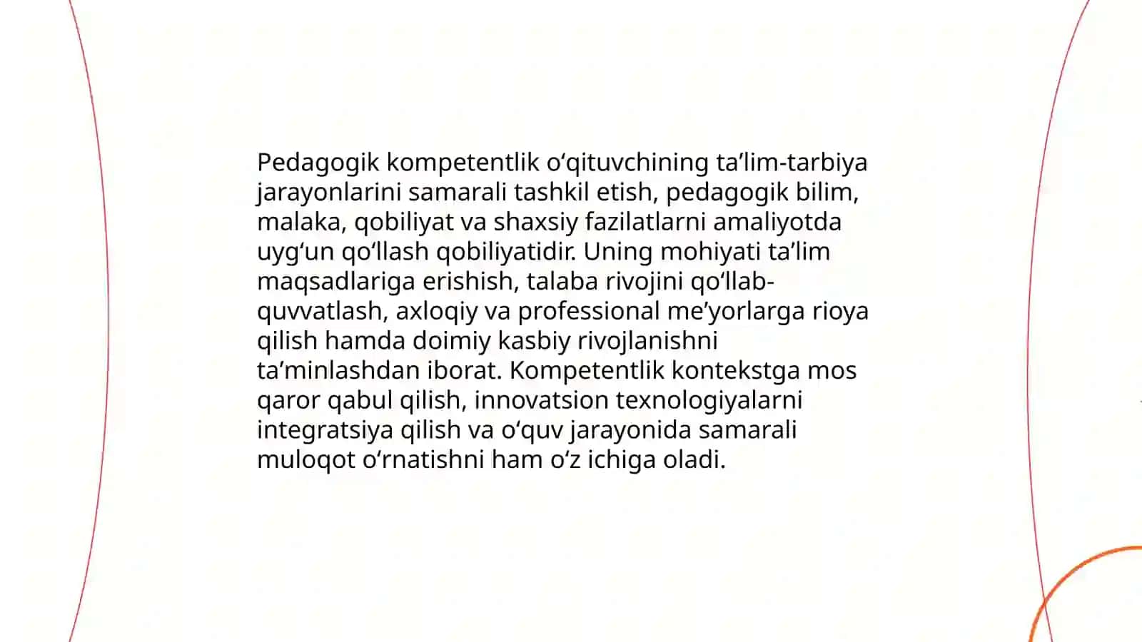 Pedagogik konpetentlikning tuzilishi va mohiyati 3