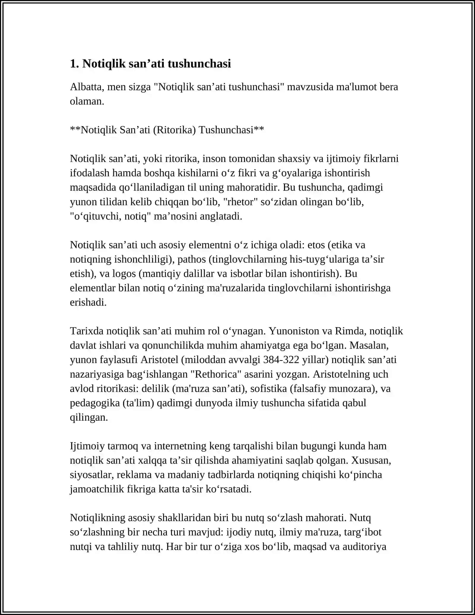 NOTIQLIK SAN’ATI TUSHUNCHASI HAQIDA. NOTIQLIK SAN’ATI TARIXI 3