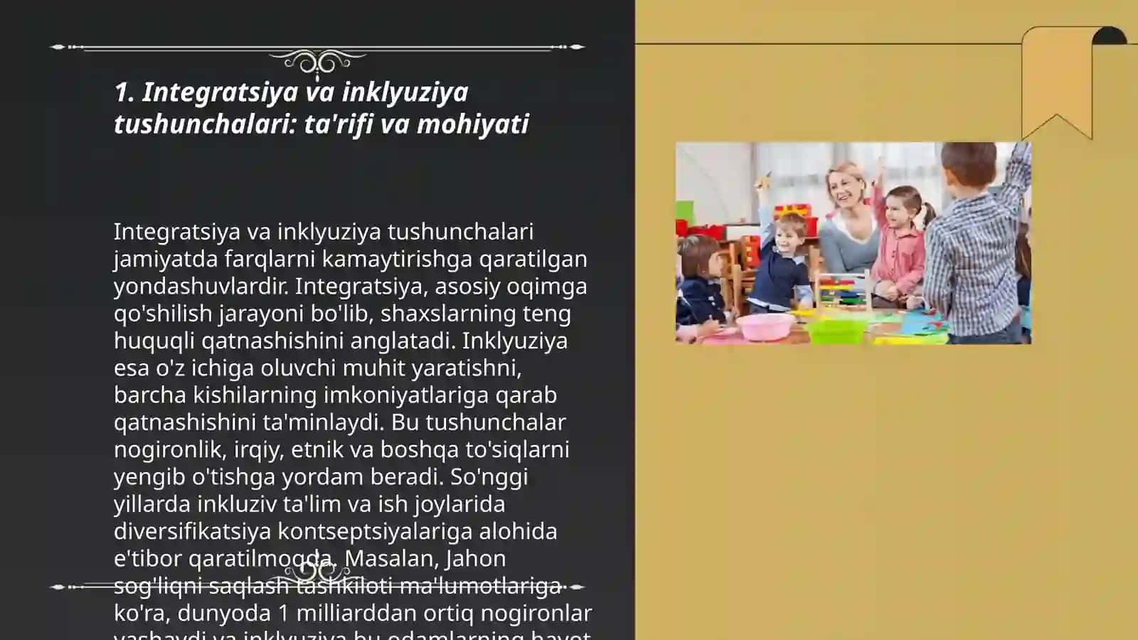 Integratsiya va Inklyuziyaning qiyosiy tahlili. Reabilitatsiya haqida tushuncha 3