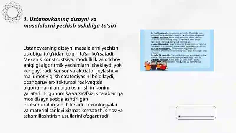 Ustanovkalarning masalalarini yechish uslubiga tasiri 3