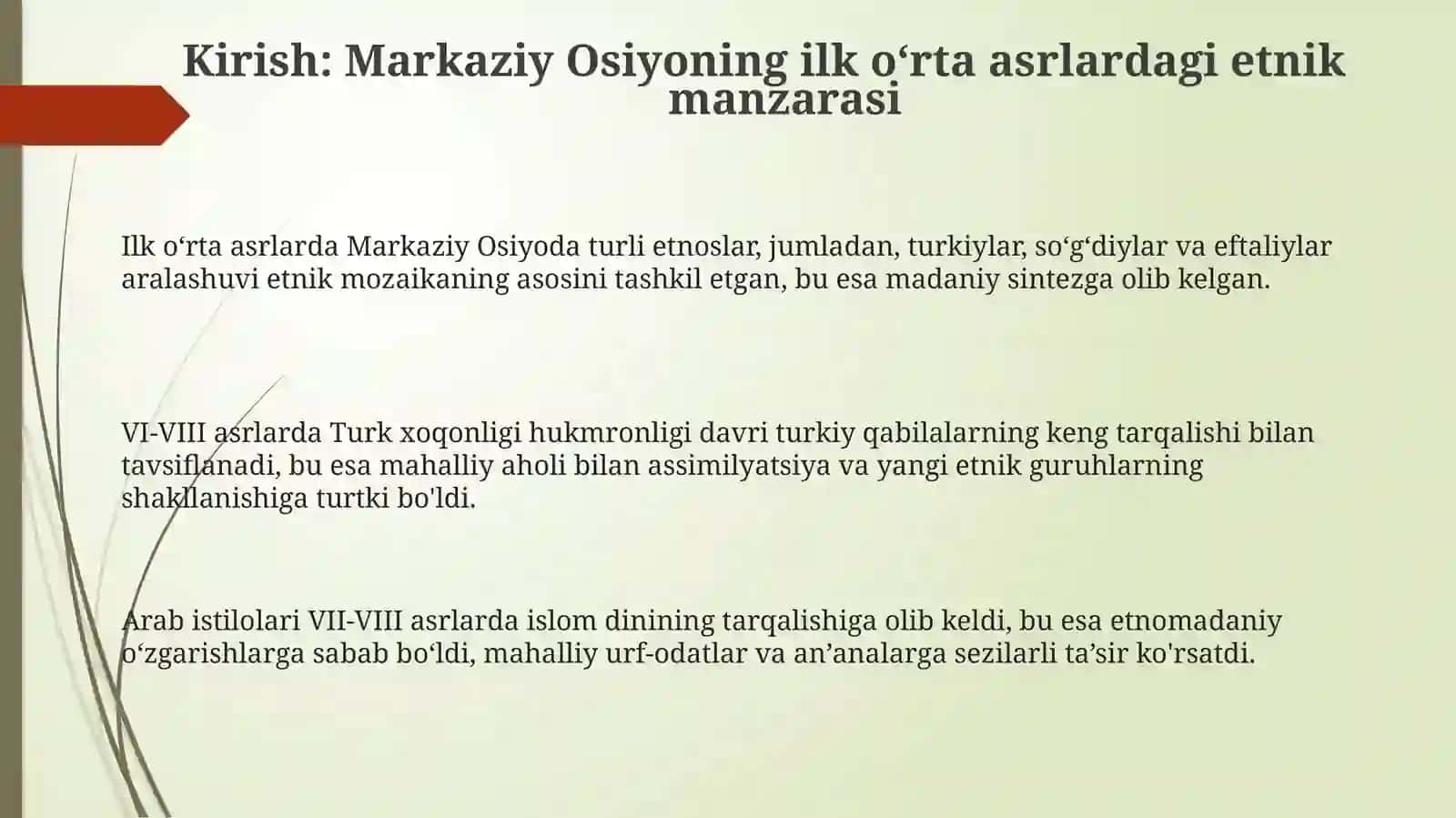 Ilk orta asrlarda o'rta osiyoda etnik jarayonlar 3
