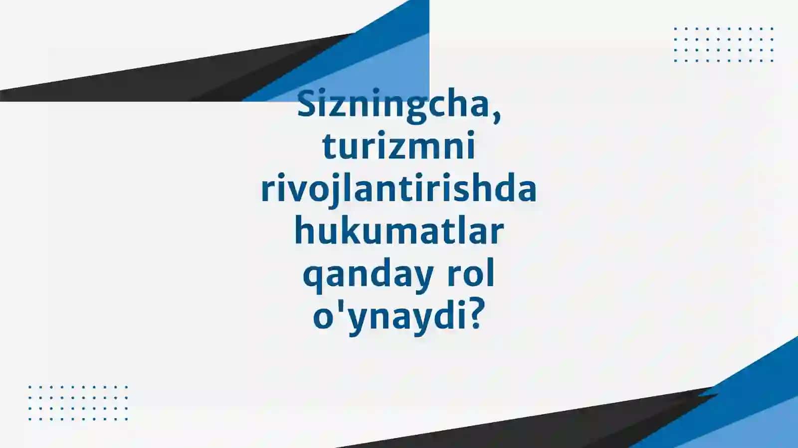 TURIZM SIYOSATI VA RIVOJLANISHI 3