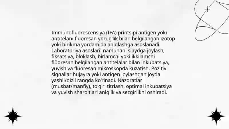 IFA, Immunologiya, PZR, Radioimmun reyaksiyalarning Tashxisi 3