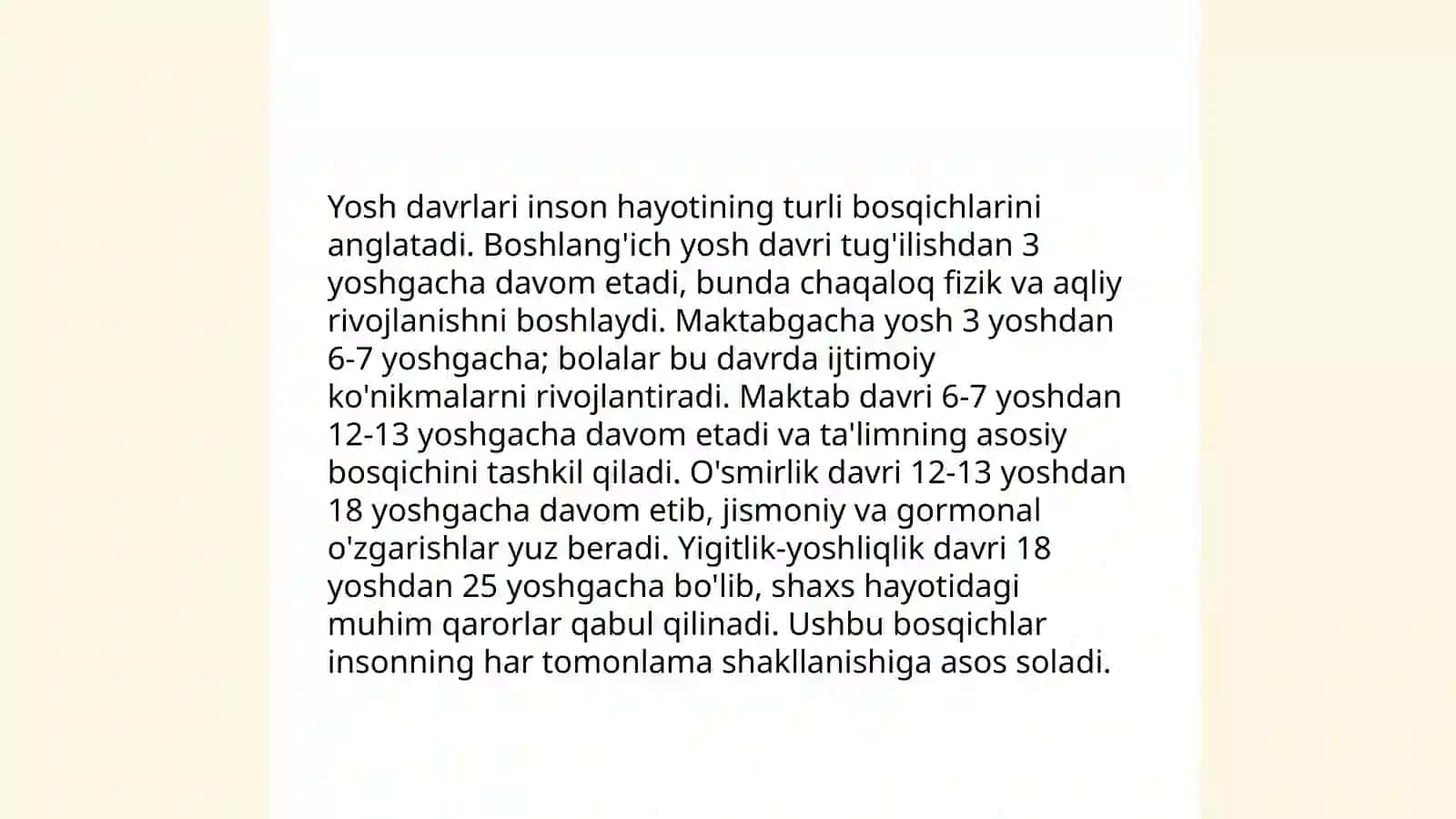 Yosh davrlarining inqirozlari 3