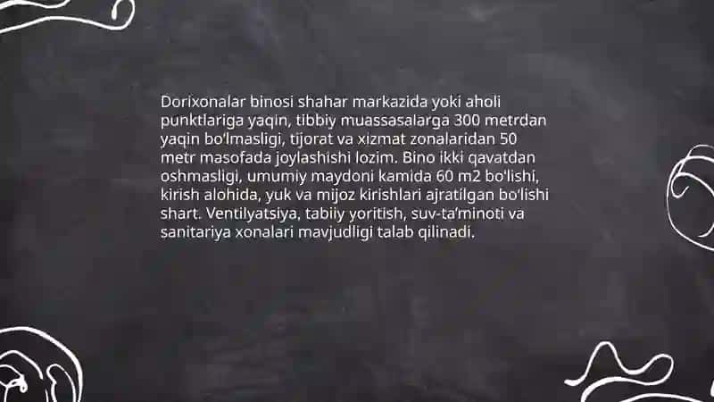 DPM dorixonasi binolar va jixozlanishi faoliyat yuritish sanQvaM qoidalari 3