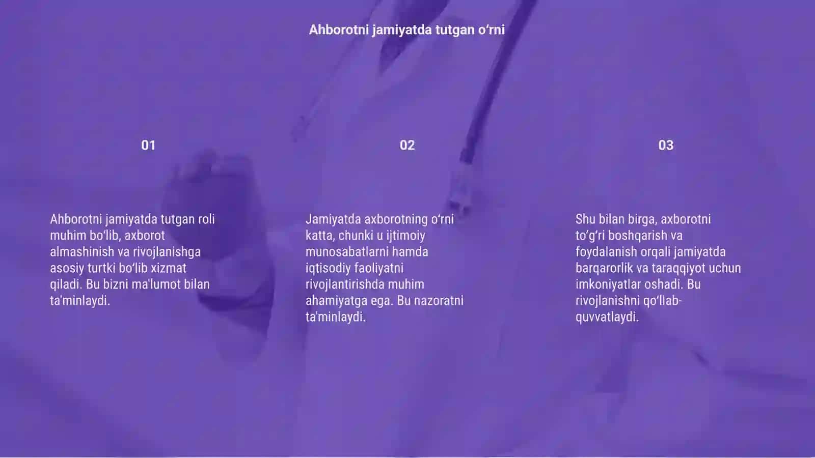 Ahborotni jamiyatda tutgan o‘rni va ahamiyati 3