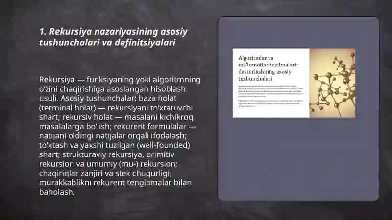 Rekursiya nazariyasi hamda rekursiv algoritmlar 3
