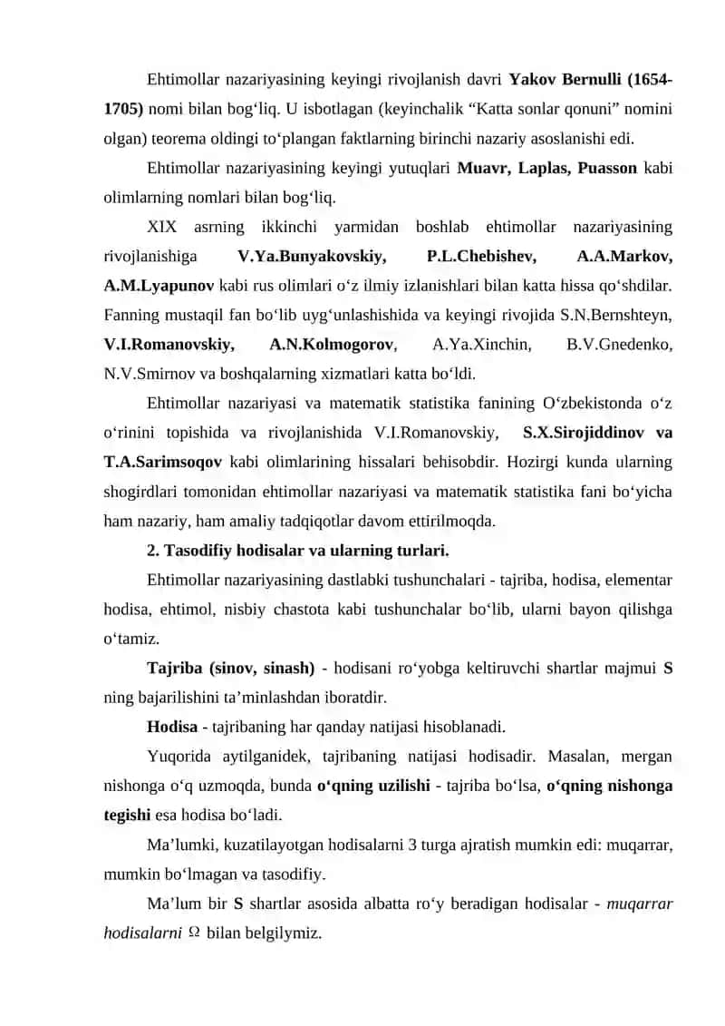 Elementar hodisalar fazosi 3