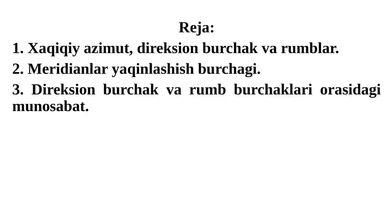 Injenerlik geodeziyasi 3