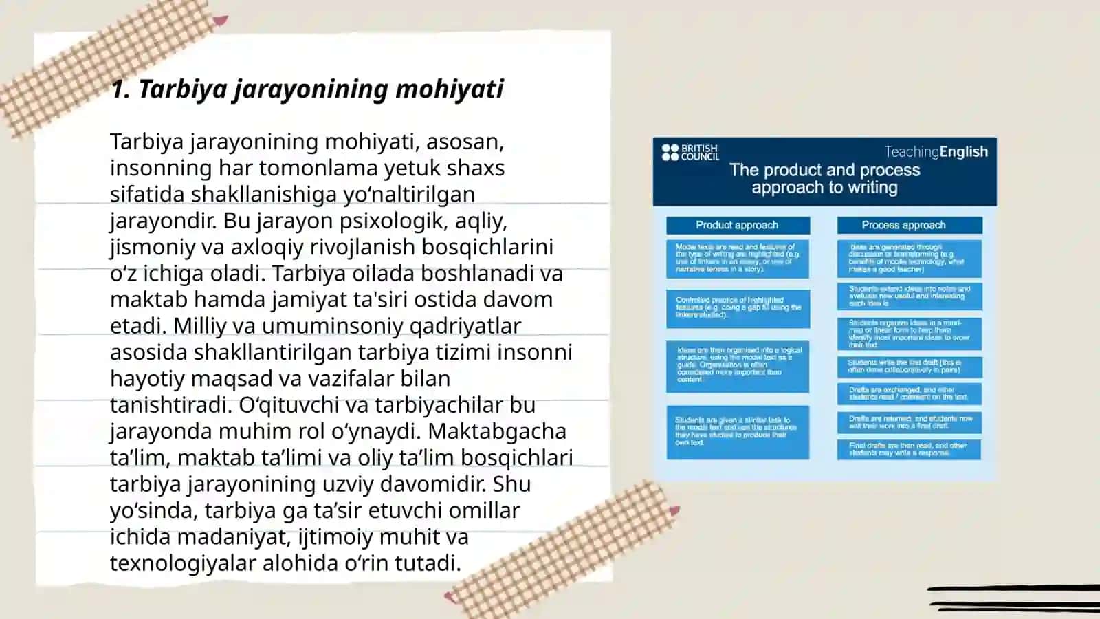 Tarbiya jarayonini amalga oshirishda pedagogik mahorat 3