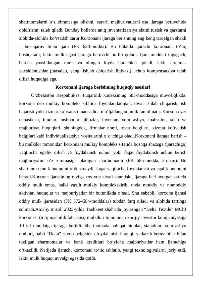 korxonani ijaraga berkah shartnomasi 3