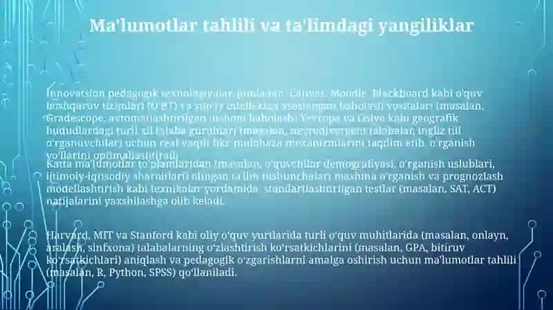 Novator Ilg'or pedagoglarning pedagogik texnologiyalari 3