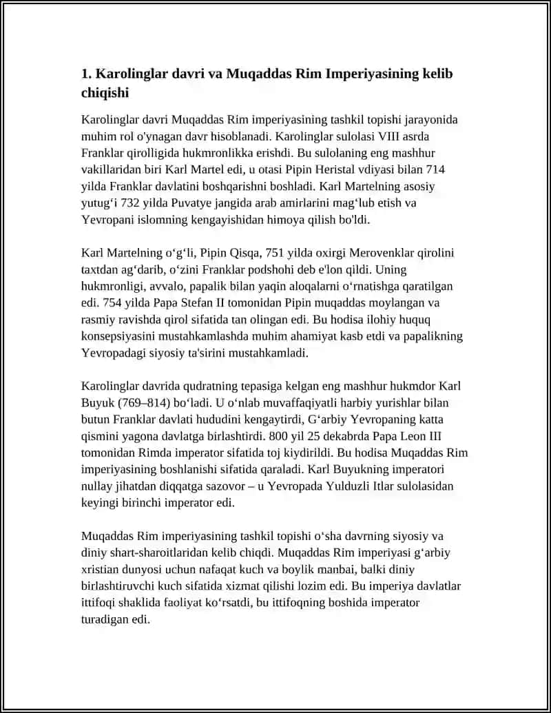 MUQADDAS RIM IMPERIYASINING TASHKIL TOPISHI 3