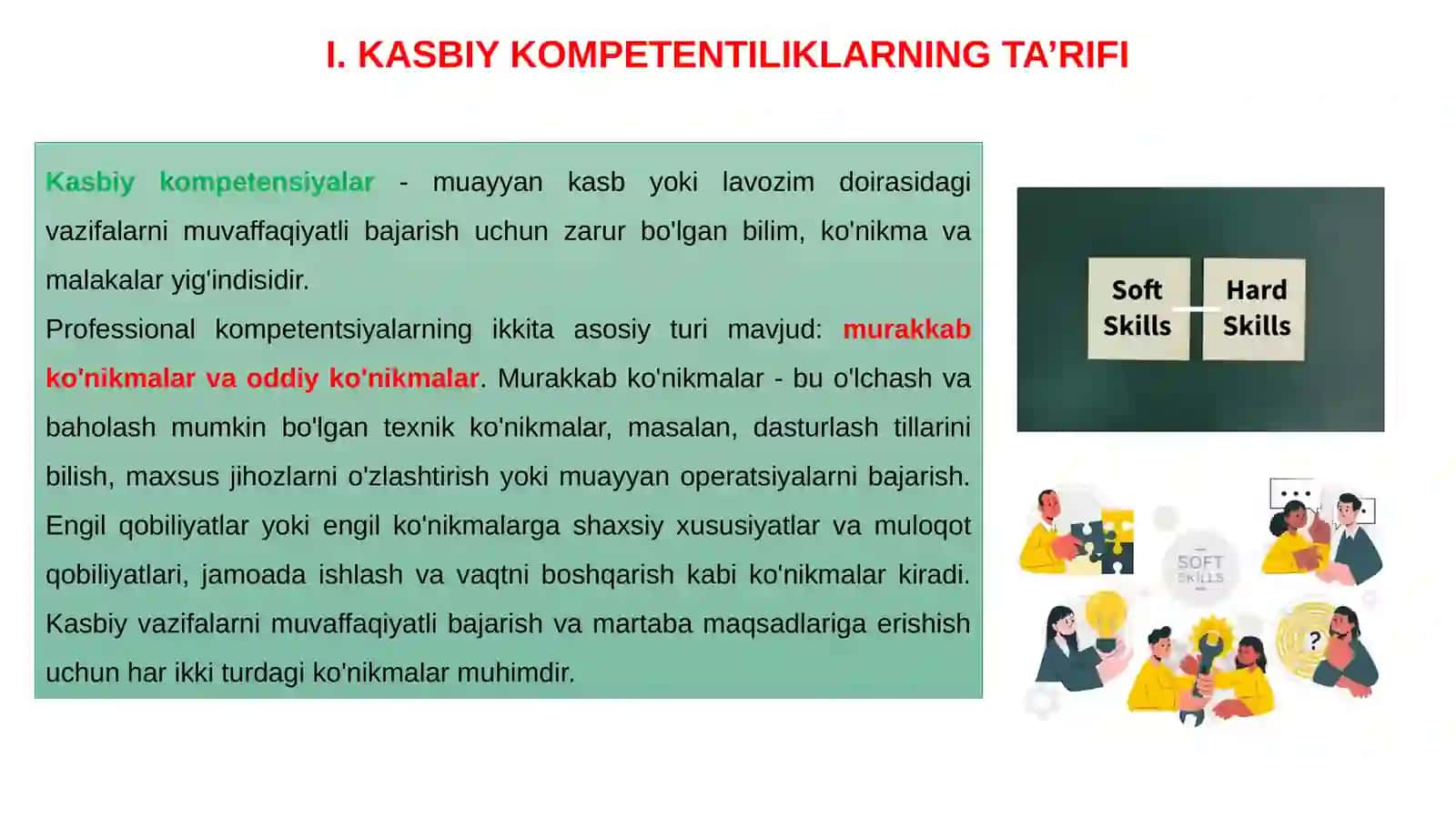 Kasbiy kompetentsiyalar 3
