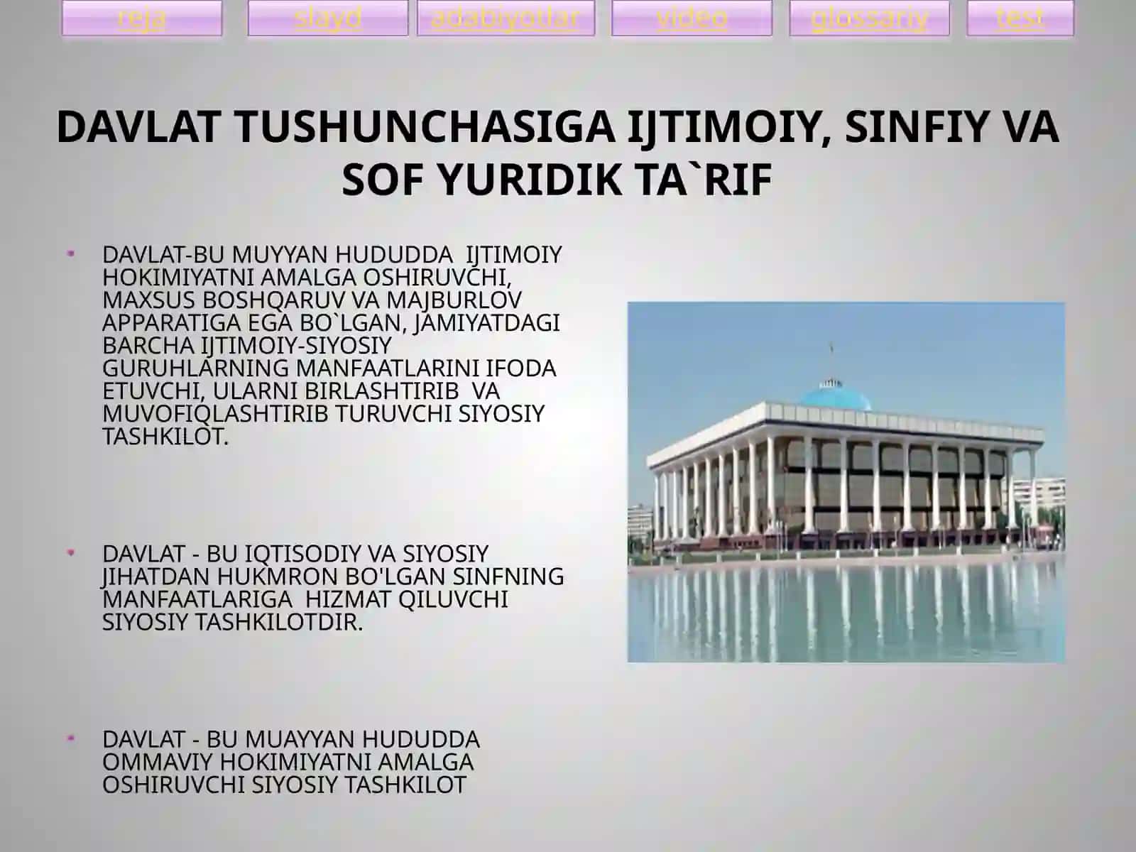 Davlat tushunchasi, belgilari, mohiyati va tiplari 3