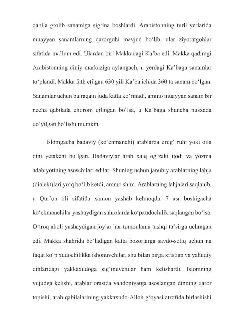 Islom tafakkuri va madaniyatining shakllanish bosqichlari 3