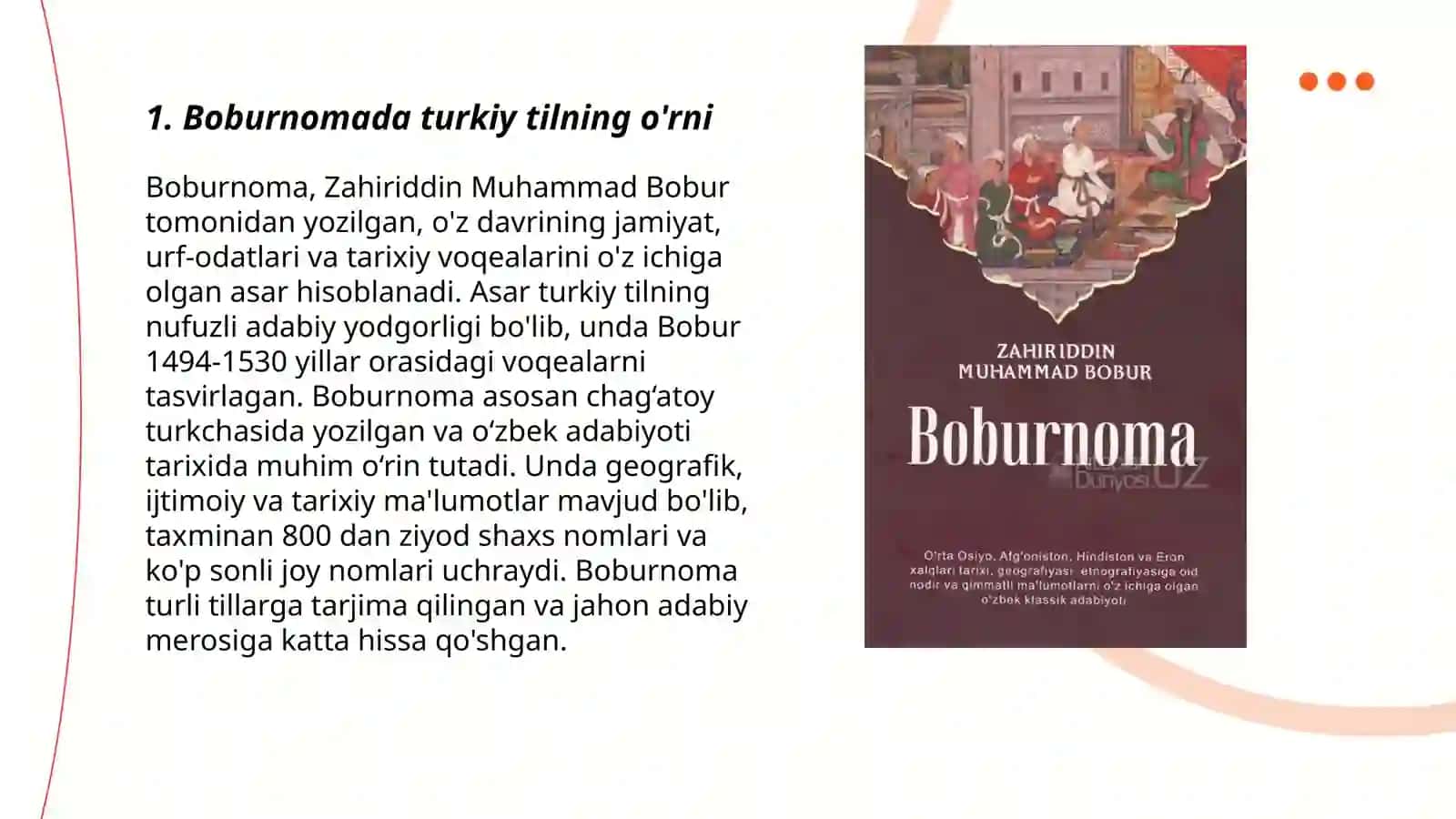 Boburnoma 3