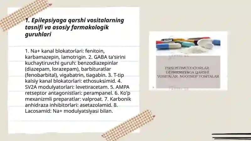 Epilepsiyaga qarshi vositalar 3