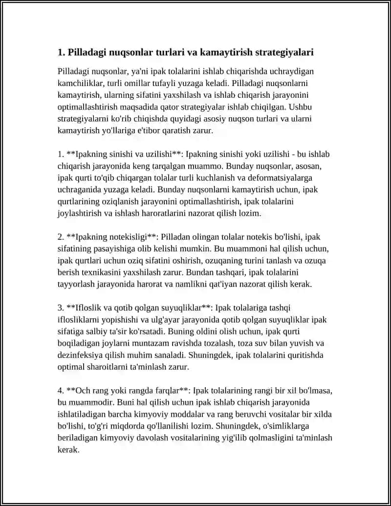 PILLADAGI NUQSONLARNI KAMAYTIRISH USULLARI 3