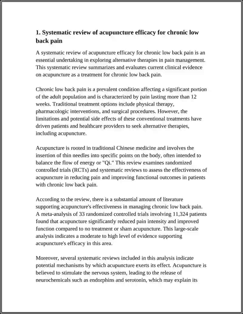 Investigate an Alternative Therapy (Acupuncture, Herbal Medicine) 3