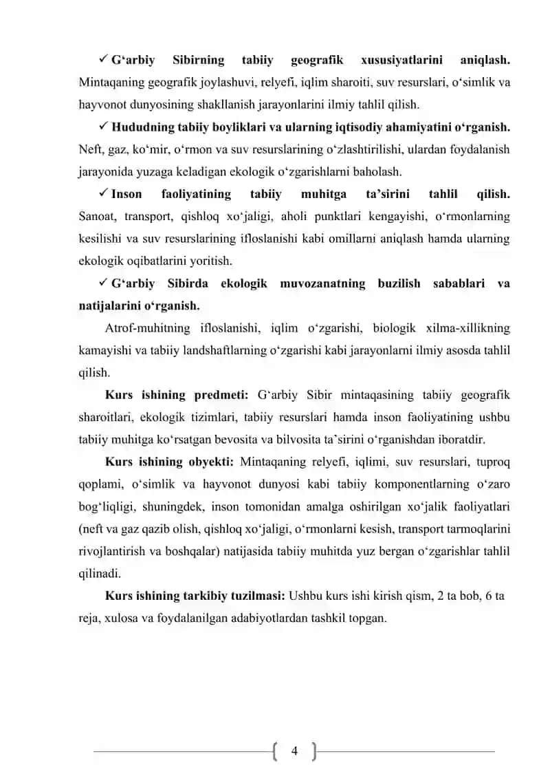 G‘arbiy Sibir tabiati va antropogen ta’siri 3