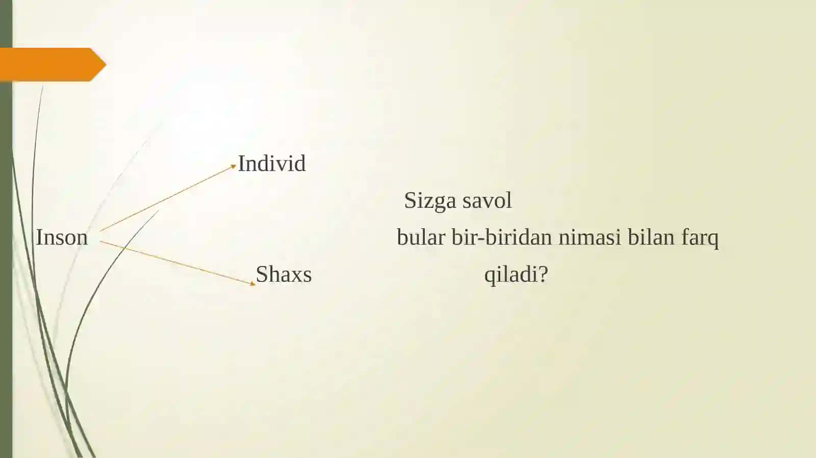 Shaxsning rivojlanishi, ijtimoiylashuvi va tarbiyasi. Yaxlit pedagogik jarayon 3