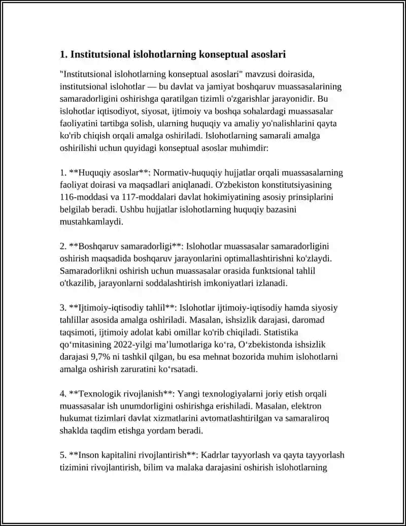 INSTITUTSIONAL ISLOHOTLARNING BOSH MAQSADI, VAZIFALARI VA HUQUQIY ASOSLARI 3