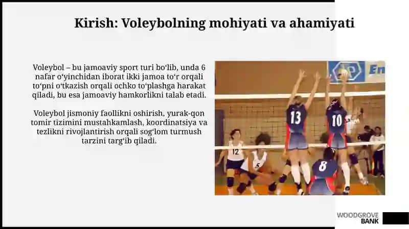 Voleybol tarixi va rivojlanishi 3