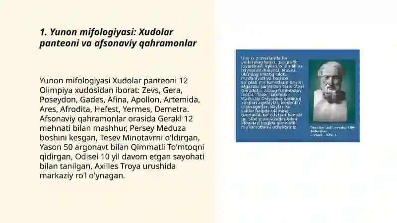 Yunon mifologiyasi: Xudolar panteoni va afsonaviy qahramonlar 3