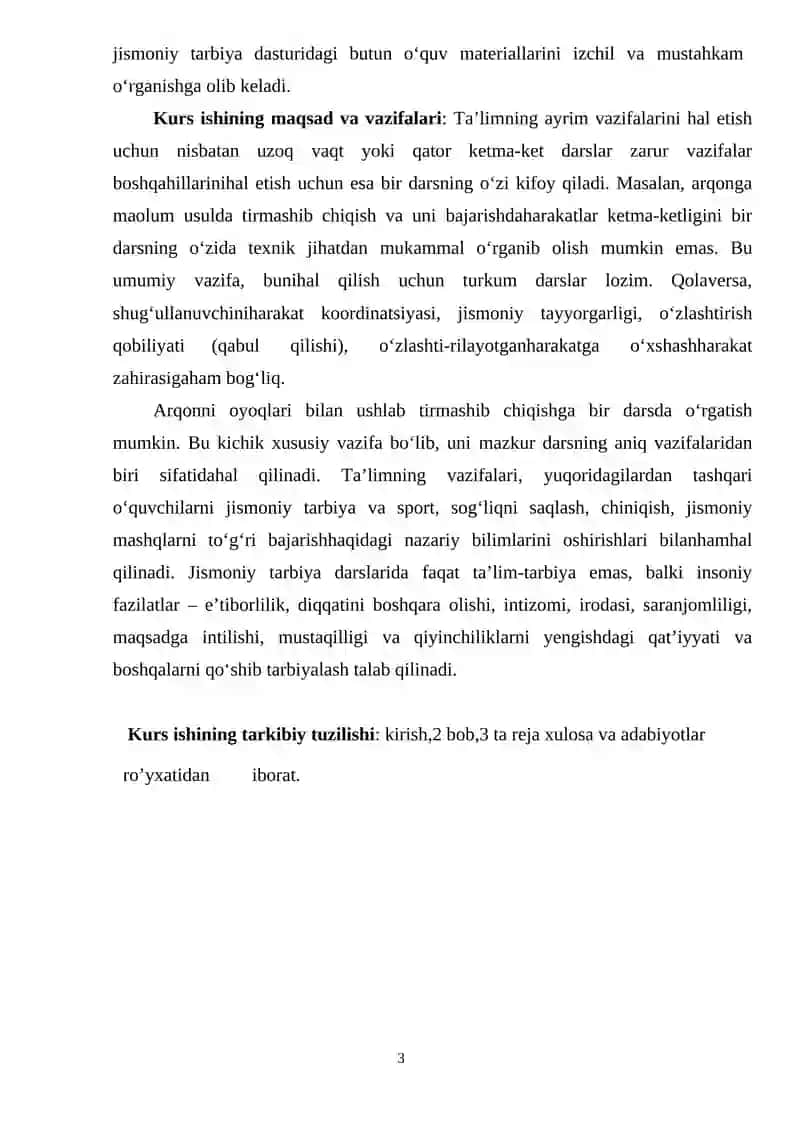 Jismoniy Tarbiya Darslari 3