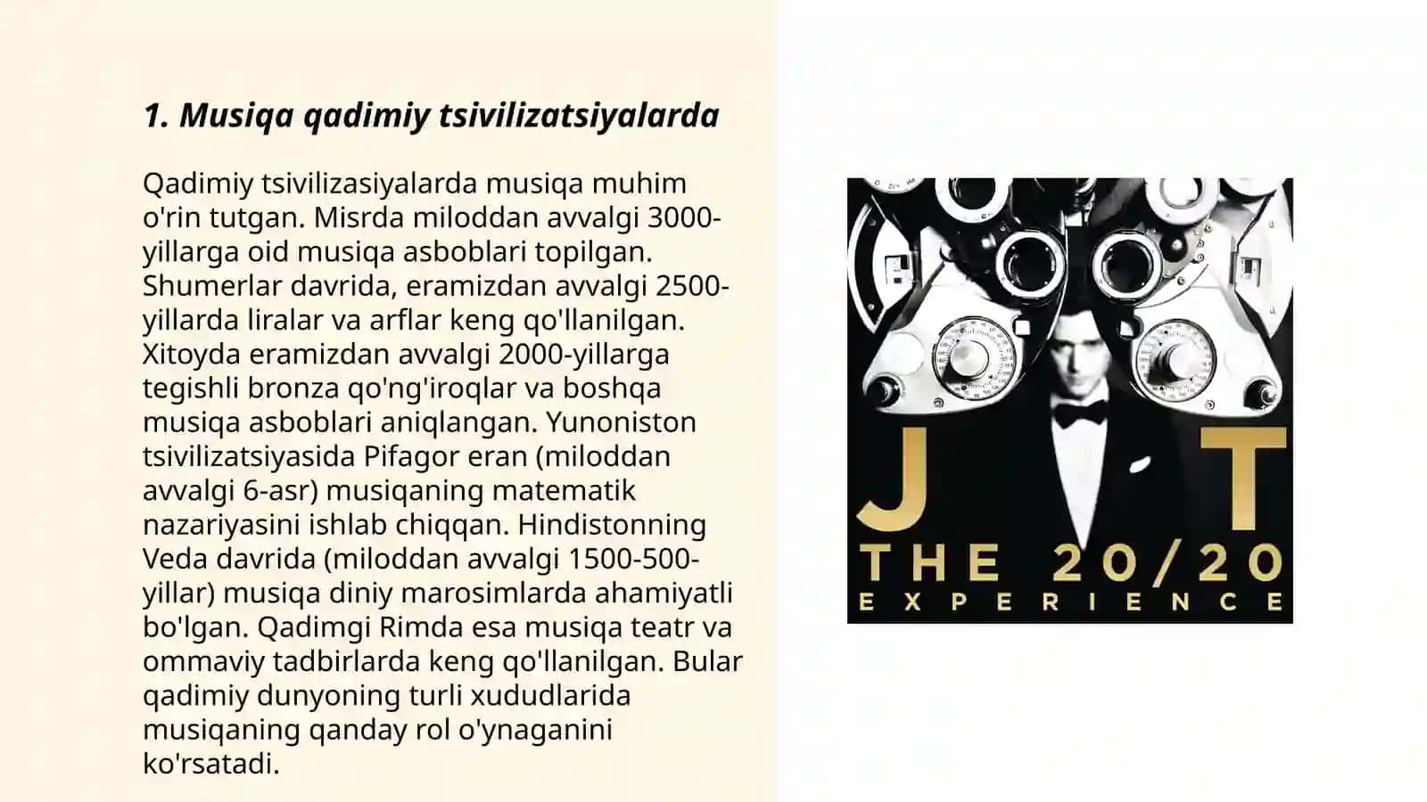 Jahon musiqasining asosiy bosqichlari 3