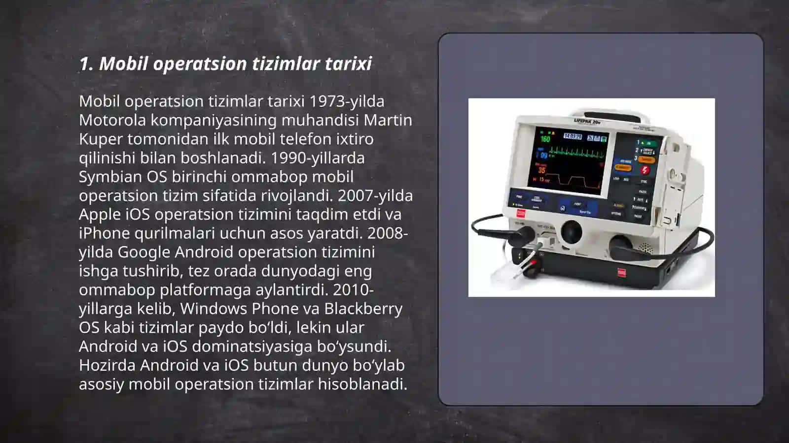 Mobil operatsion tizimlar 3