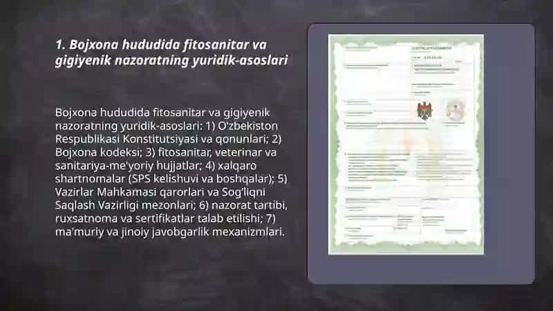 Bojxona chegaralaridagi fitosanitar va gigiyenik nazorat 3