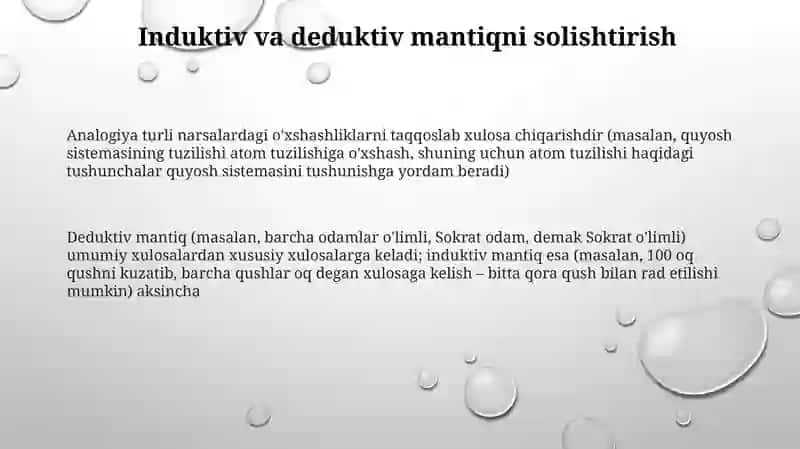 Induksiya deduksiya va anologiya 3