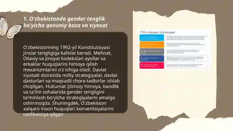 O'zbekistonda gender tenglikni taminlashning xususiyatlari 3
