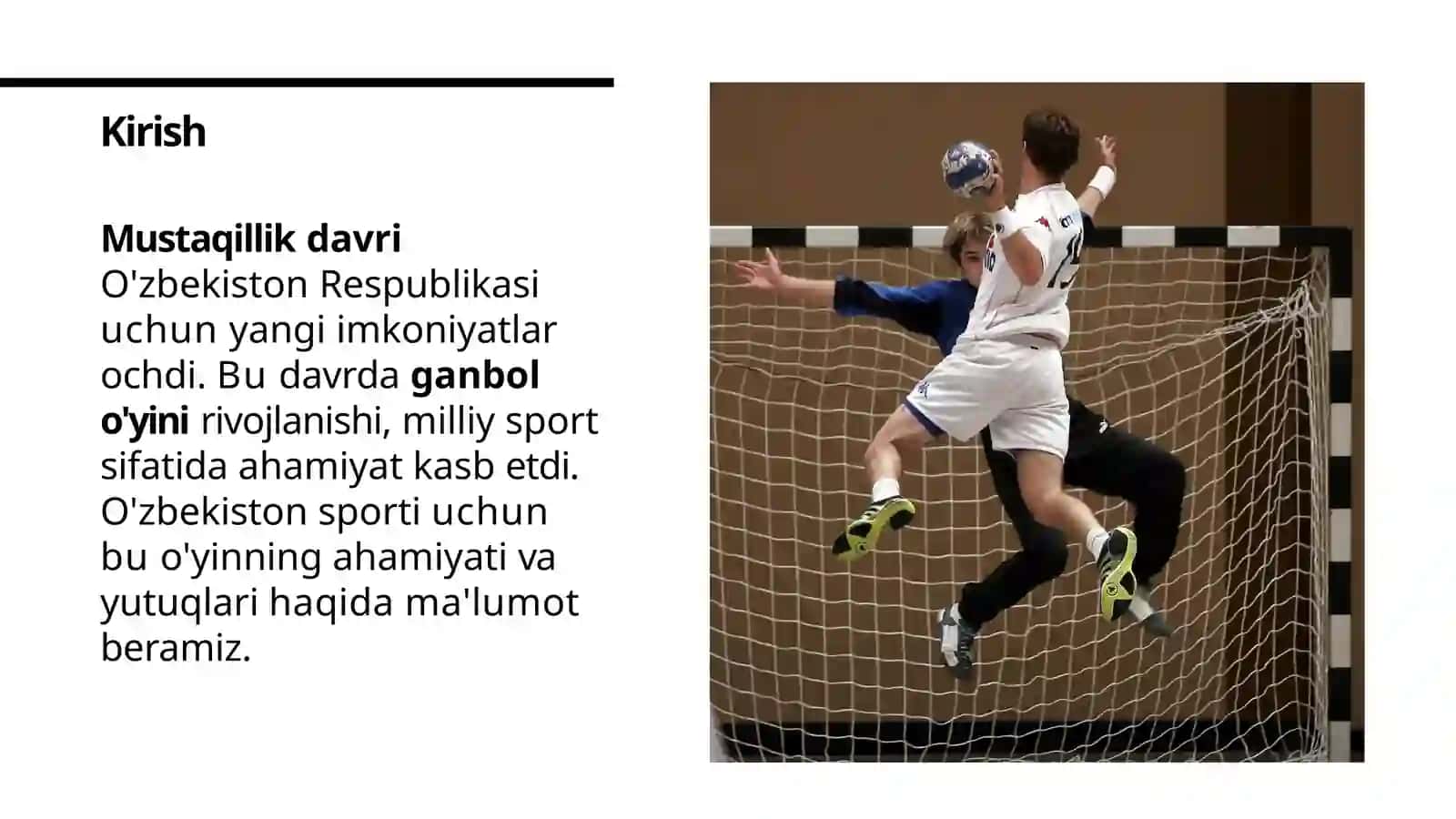 O'zbekiston respublikasi mustaqillik davrida ganbol o'yini rivojlanishi 3