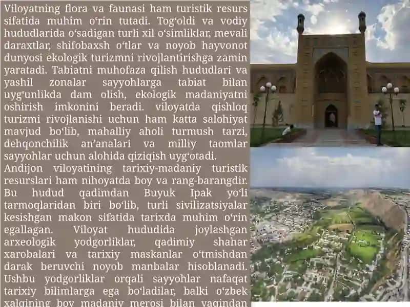 Andijon viloyati turistik resurslari 3
