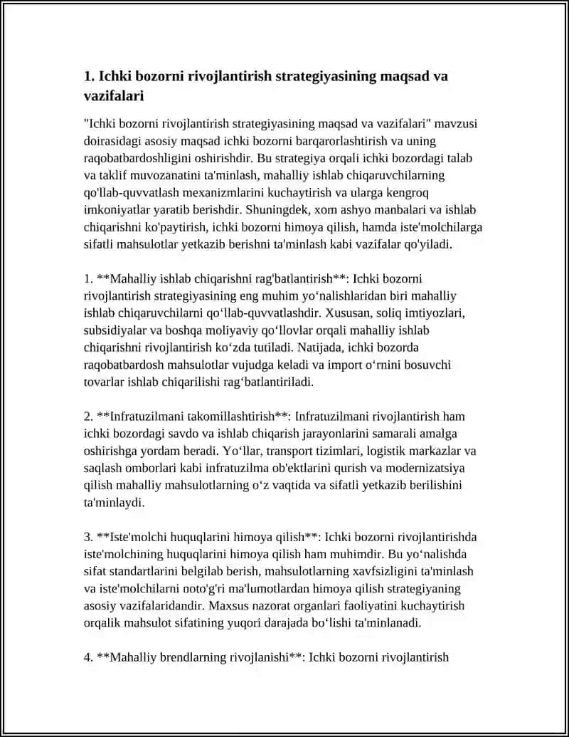 ICHKI BOZORNI RIVOJLANTIRISH STRATEGIYASI 3