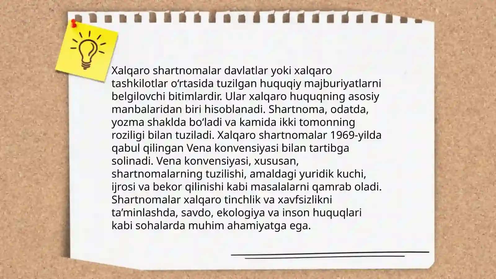 Mavzu: Xalqaro shartnomalar huquqi 3